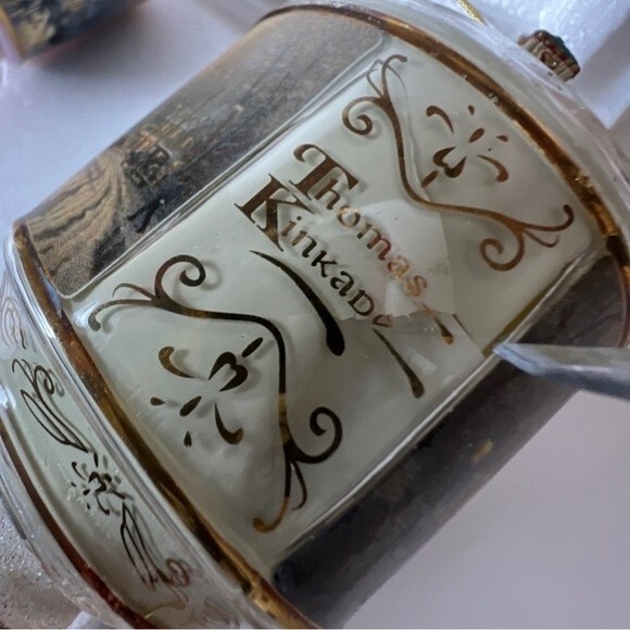 Vintage Thomas kinkade bradford editions heirloom glass ornaments 3 *read descri - Picture 6 of 10